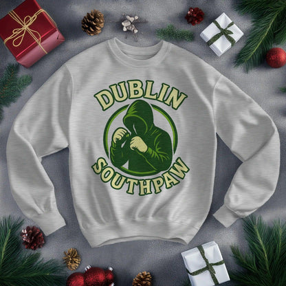 Irish Sweatshirt - Southpaw Dublin, Heritage Streetwear - Celtic Wolfwear