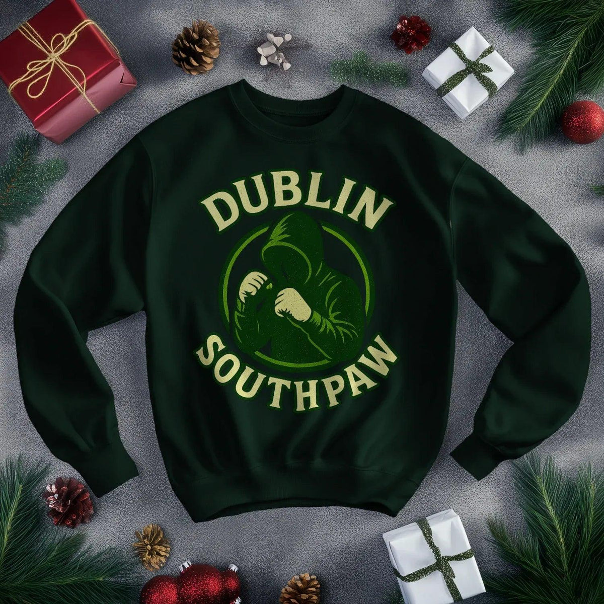 Irish Sweatshirt - Southpaw Dublin, Heritage Streetwear - Celtic Wolfwear