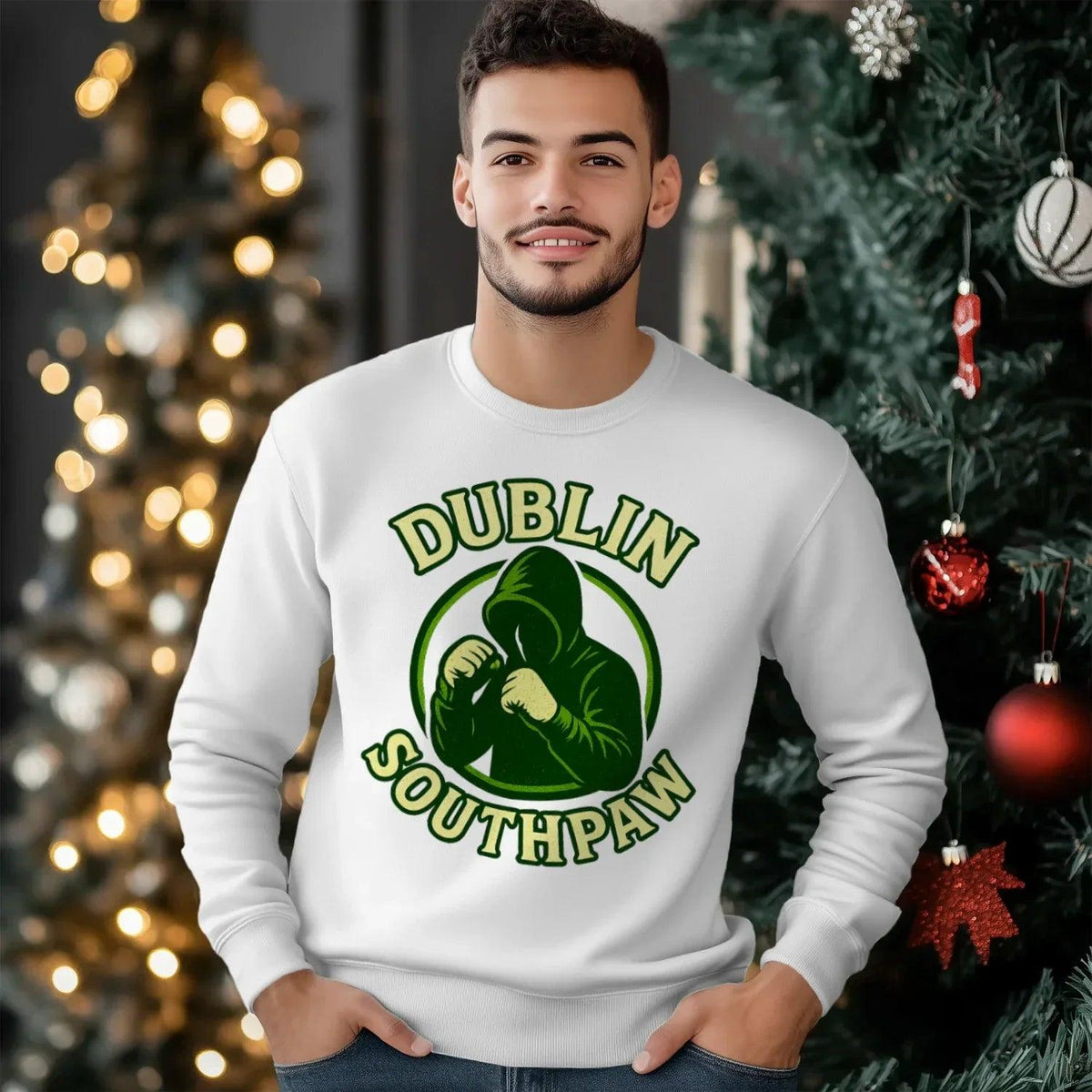 Irish Sweatshirt - Southpaw Dublin, Heritage Streetwear - Celtic Wolfwear