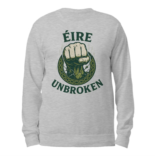 Irish Sweatshirt - Éire Unbroken Knot Unisex Streetwear - Celtic Wolfwear