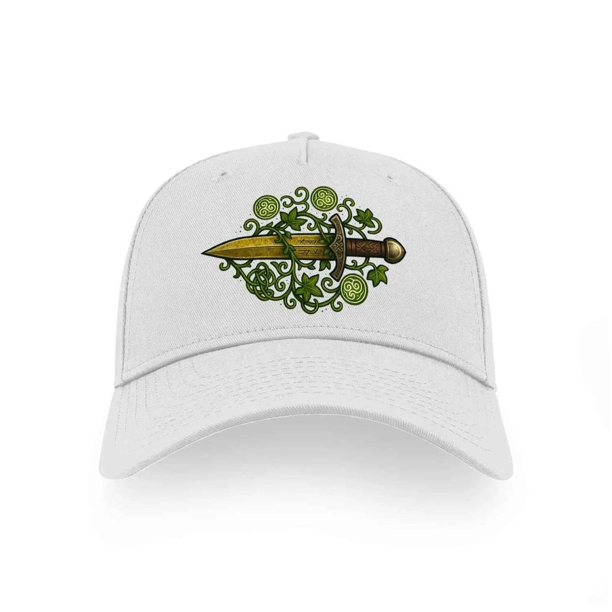 Irish Sword & Trinity Knot 5-Panel Cap - Celtic Wolfwear