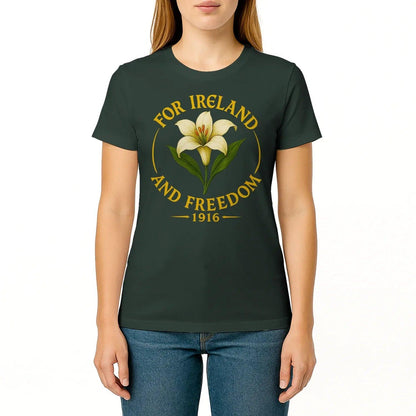 Irish T-Shirt - 1916 Freedom, Premium Unisex Streetwear - Celtic Wolfwear