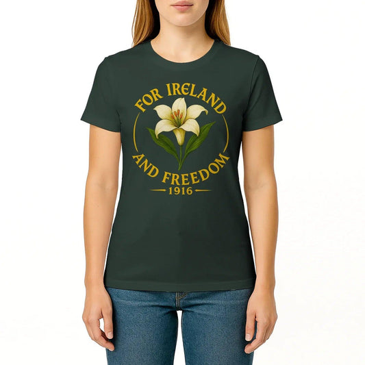 Irish T-Shirt - 1916 Freedom, Premium Unisex Streetwear - Celtic Wolfwear