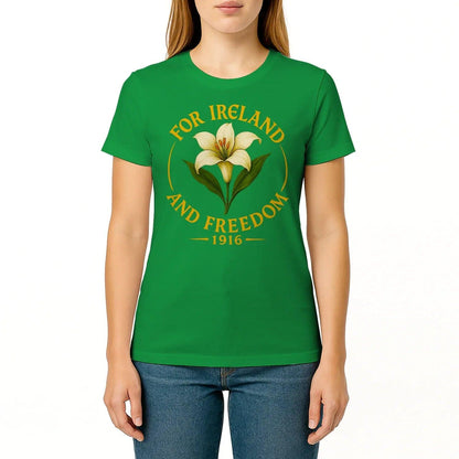 Irish T-Shirt - 1916 Freedom, Premium Unisex Streetwear - Celtic Wolfwear