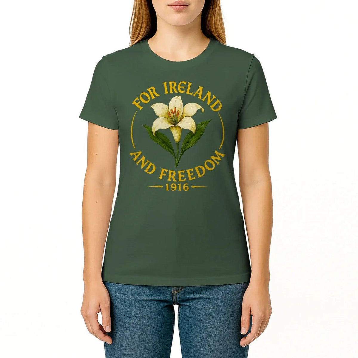 Irish T-Shirt - 1916 Freedom, Premium Unisex Streetwear - Celtic Wolfwear