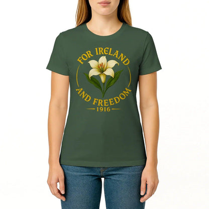 Irish T-Shirt - 1916 Freedom, Premium Unisex Streetwear - Celtic Wolfwear