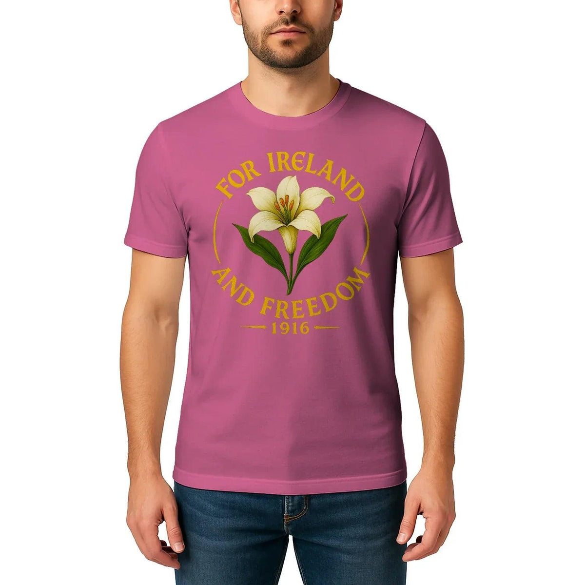 Irish T-Shirt - 1916 Freedom, Premium Unisex Streetwear - Celtic Wolfwear