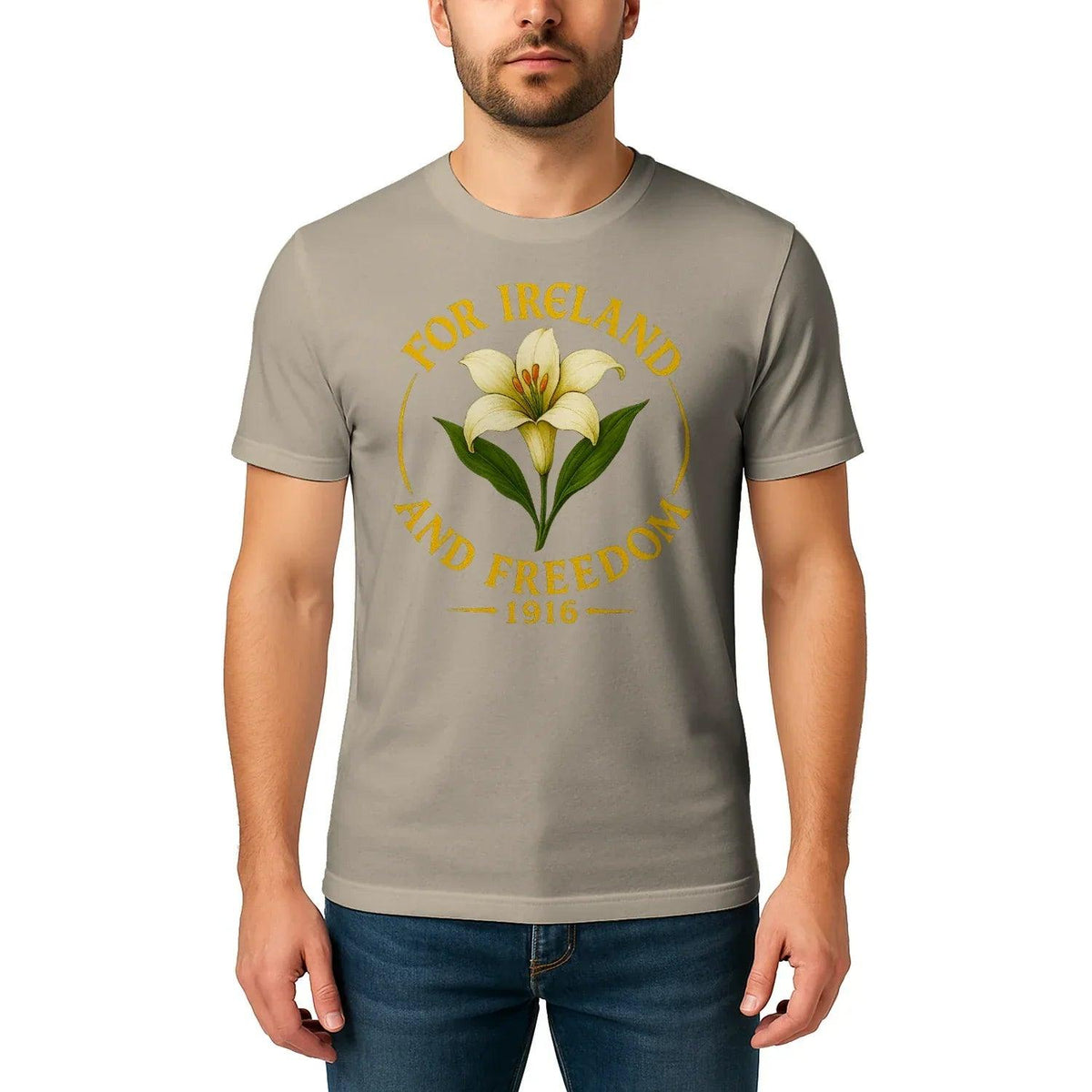 Irish T-Shirt - 1916 Freedom, Premium Unisex Streetwear - Celtic Wolfwear