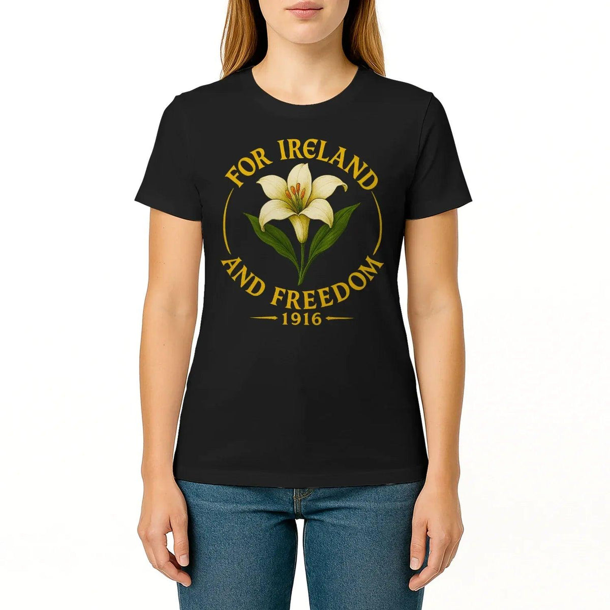 Irish T-Shirt - 1916 Freedom, Premium Unisex Streetwear - Celtic Wolfwear