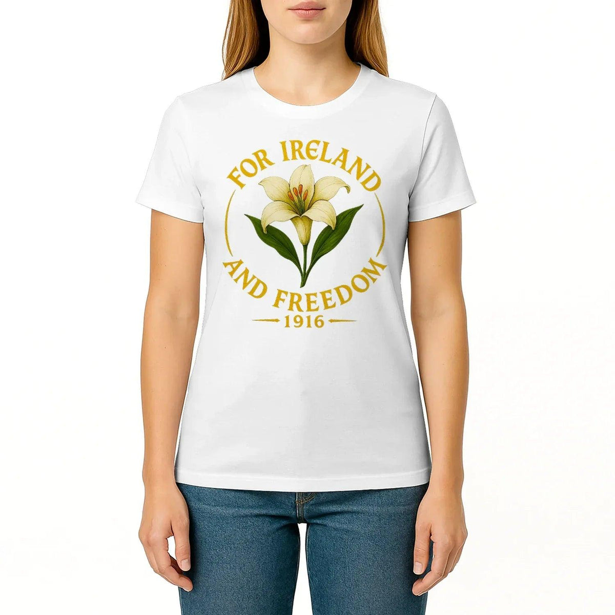 Irish T-Shirt - 1916 Freedom, Premium Unisex Streetwear - Celtic Wolfwear