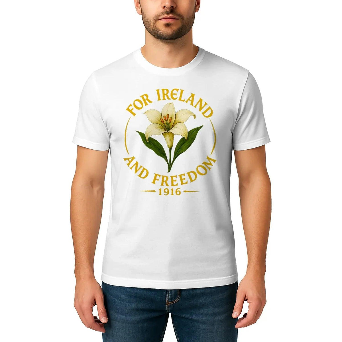 Irish T-Shirt - 1916 Freedom, Premium Unisex Streetwear - Celtic Wolfwear