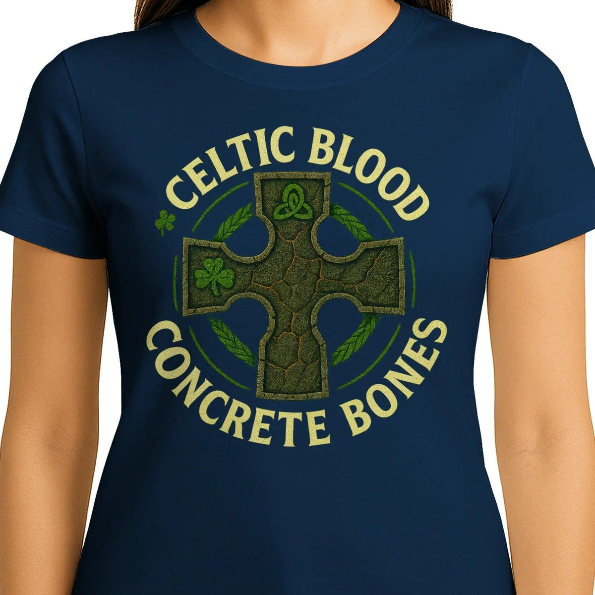 Irish T-Shirt - Blood Concrete Bones, Unisex Streetwear - Celtic Wolfwear