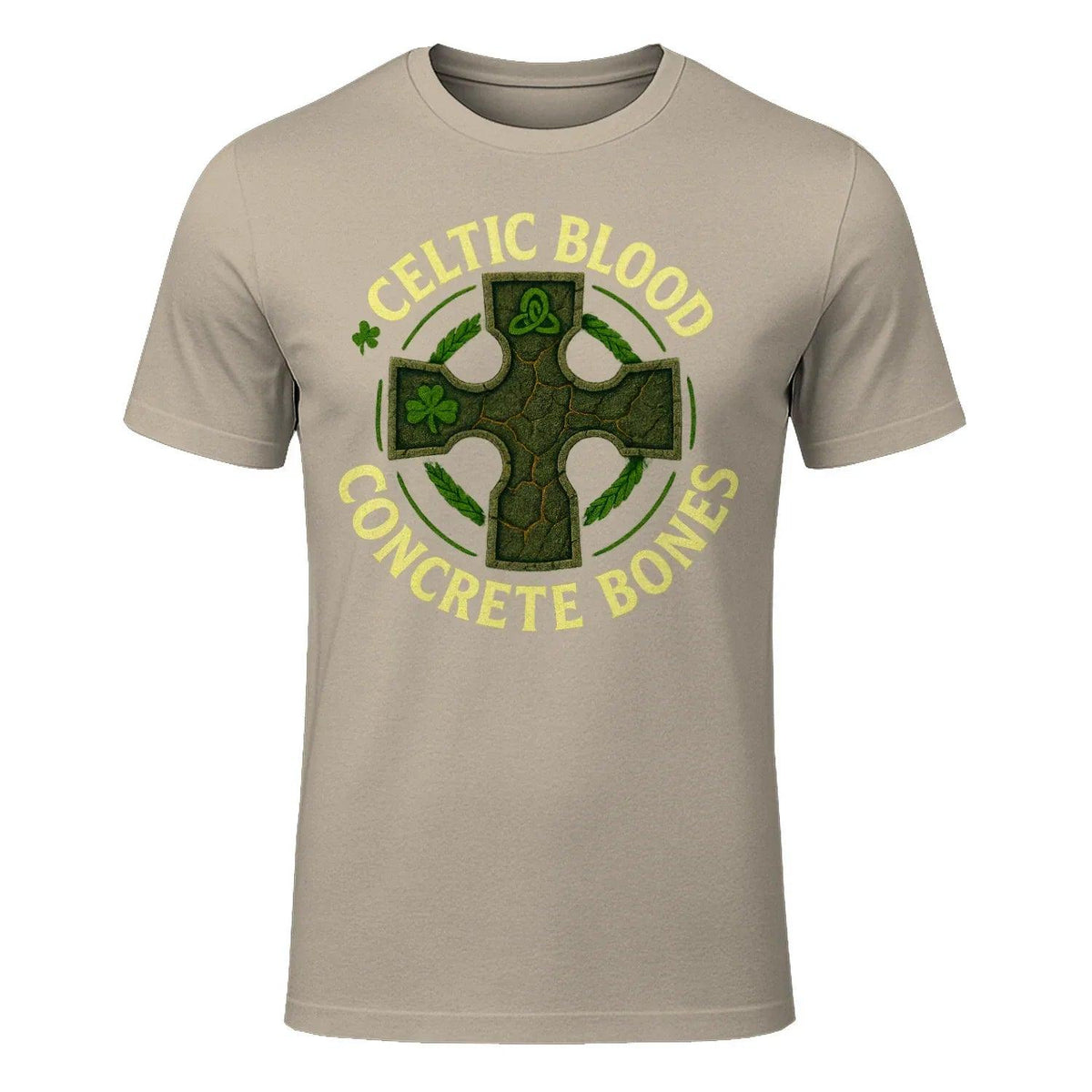 Irish T-Shirt - Blood Concrete Bones, Unisex Streetwear - Celtic Wolfwear