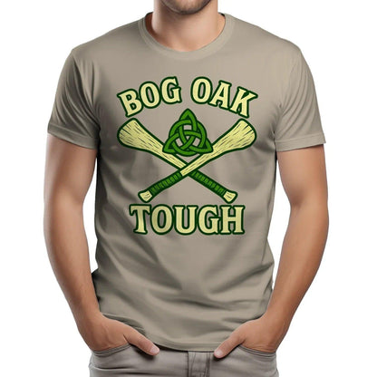 Irish T-Shirt - Bog Oak Souvenir, Unisex Matchday Wear - Celtic Wolfwear