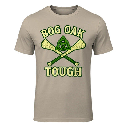 Irish T-Shirt - Bog Oak Souvenir, Unisex Matchday Wear - Celtic Wolfwear
