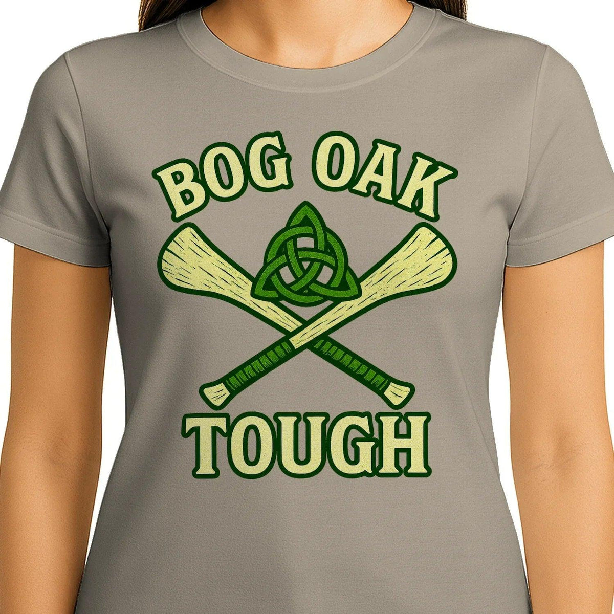 Irish T-Shirt - Bog Oak Souvenir, Unisex Matchday Wear - Celtic Wolfwear