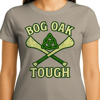 Irish T-Shirt - Bog Oak Souvenir, Unisex Matchday Wear - Celtic Wolfwear