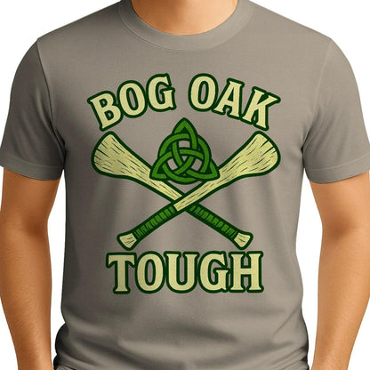 Irish T-Shirt - Bog Oak Souvenir, Unisex Matchday Wear - Celtic Wolfwear