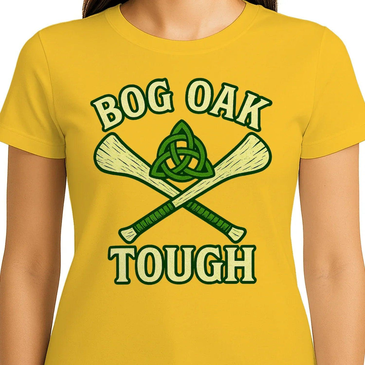 Irish T-Shirt - Bog Oak Souvenir, Unisex Matchday Wear - Celtic Wolfwear