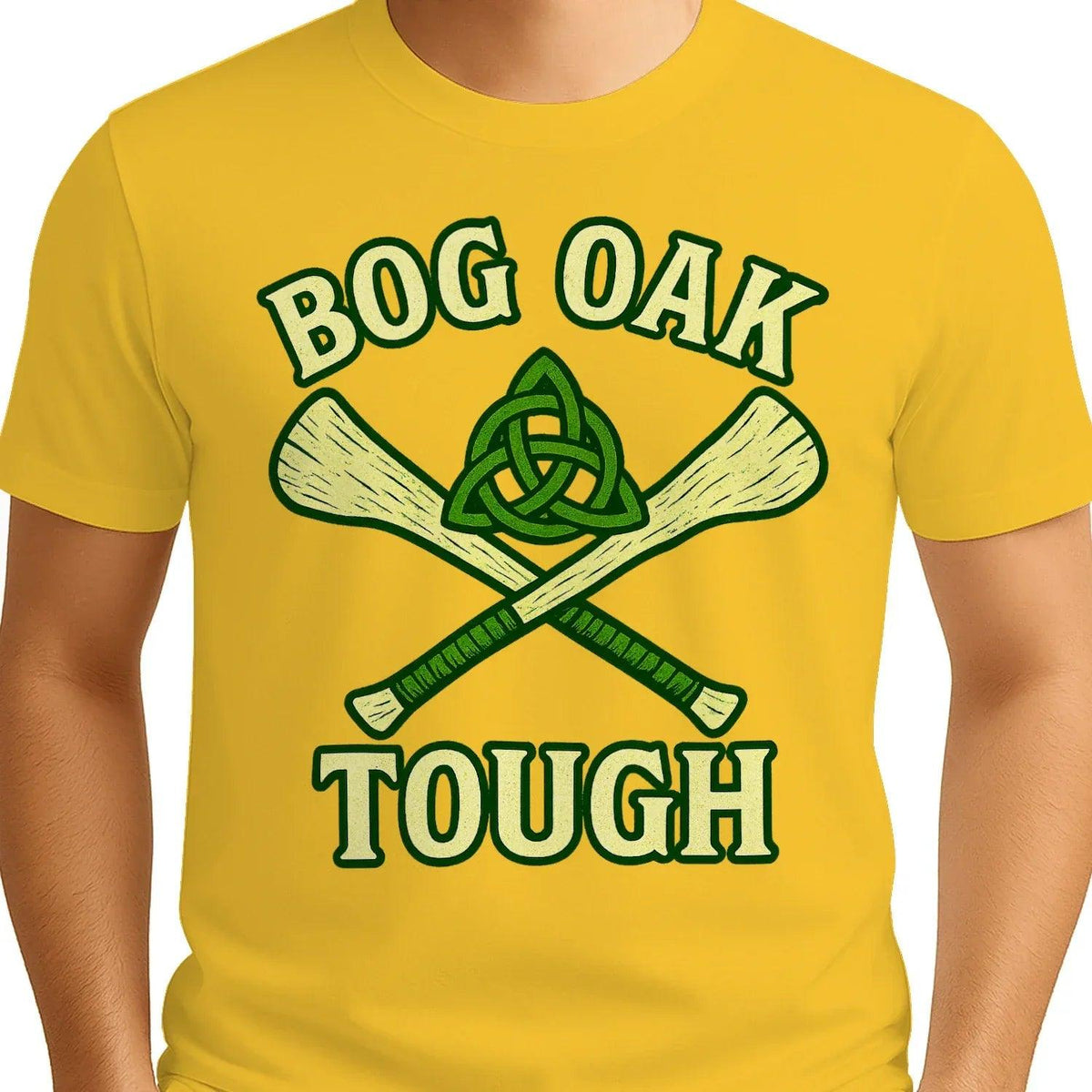 Irish T-Shirt - Bog Oak Souvenir, Unisex Matchday Wear - Celtic Wolfwear