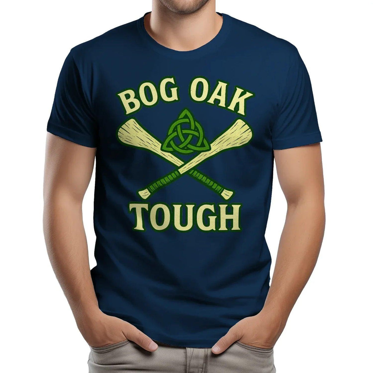 Irish T-Shirt - Bog Oak Souvenir, Unisex Matchday Wear - Celtic Wolfwear