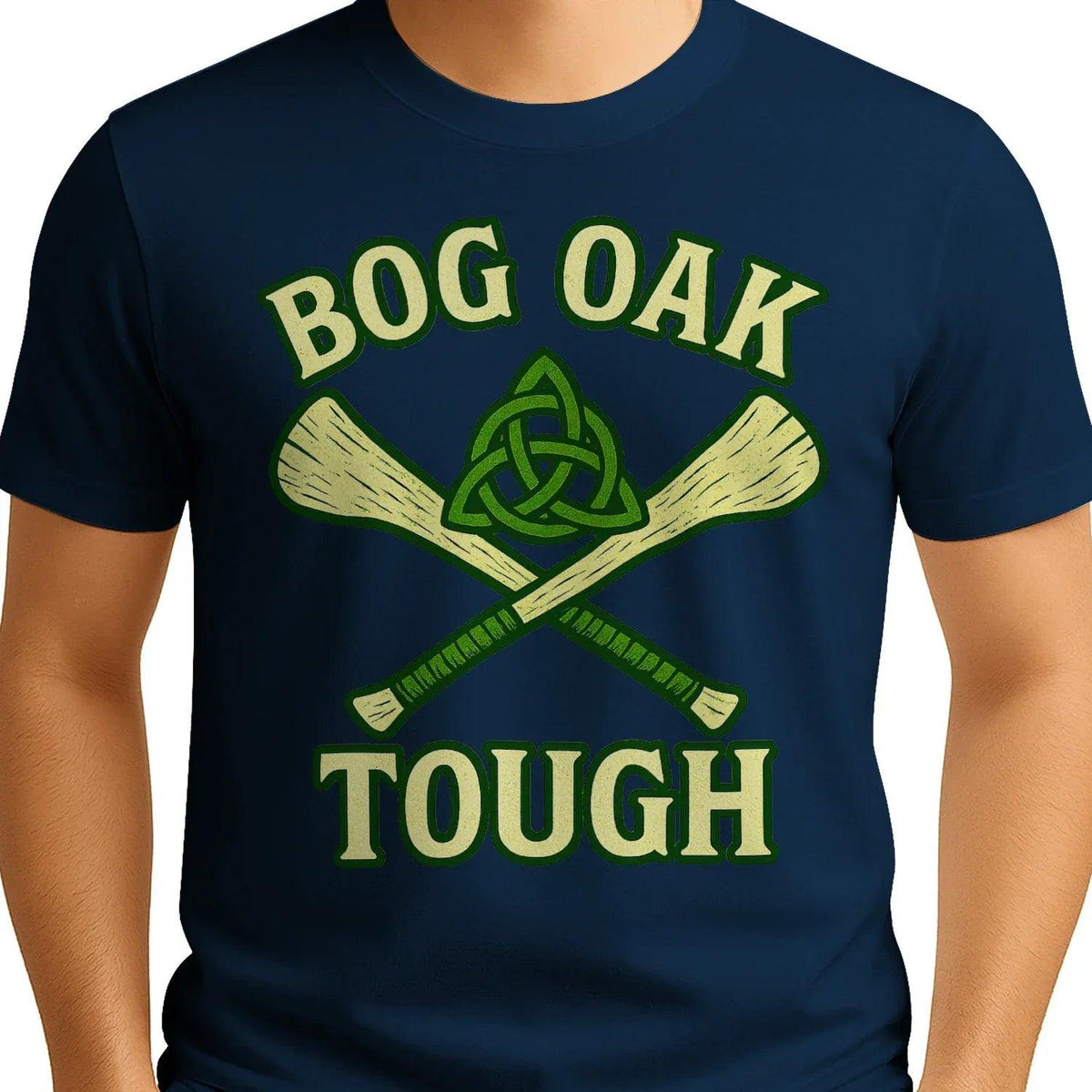 Irish T-Shirt - Bog Oak Souvenir, Unisex Matchday Wear - Celtic Wolfwear