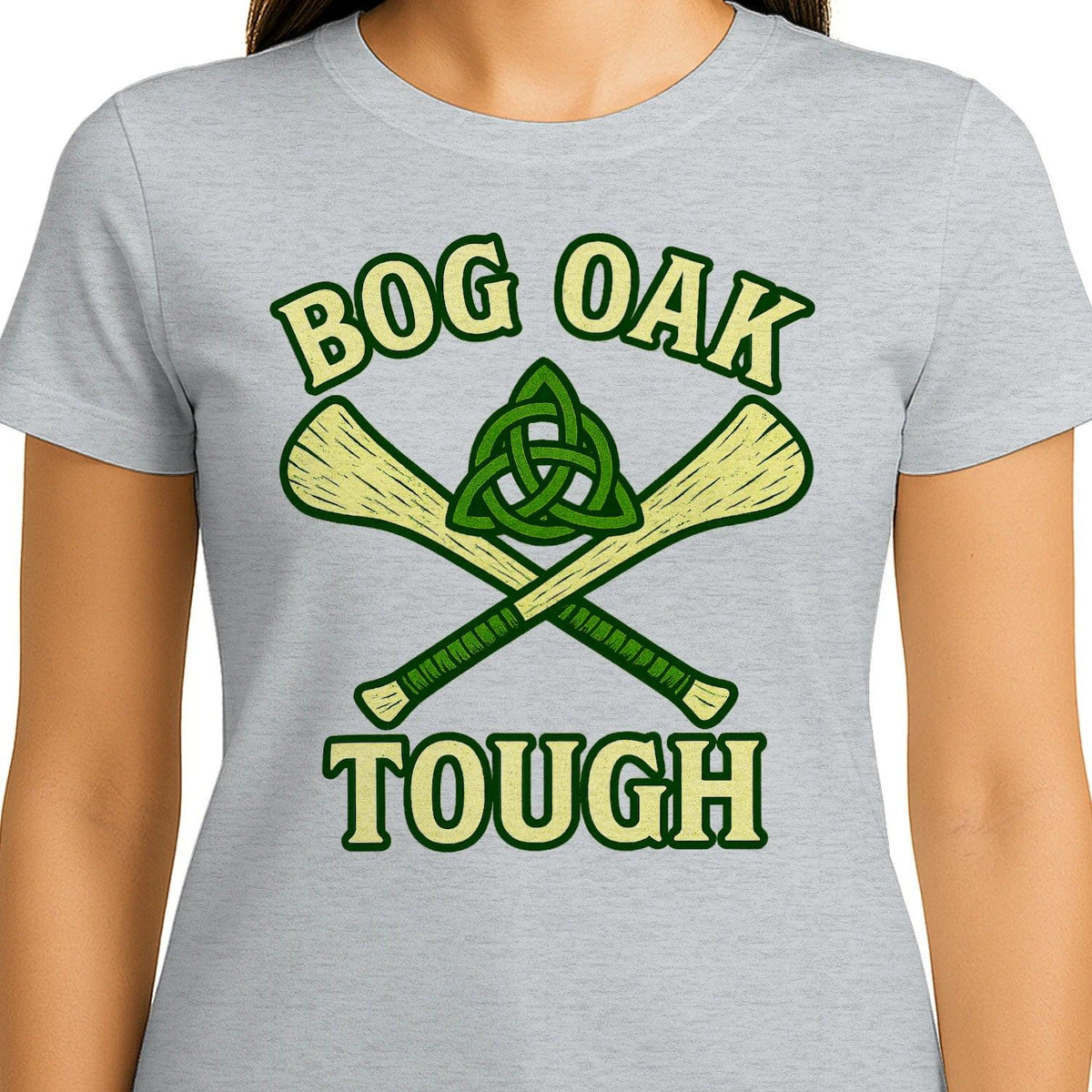 Irish T-Shirt - Bog Oak Souvenir, Unisex Matchday Wear - Celtic Wolfwear