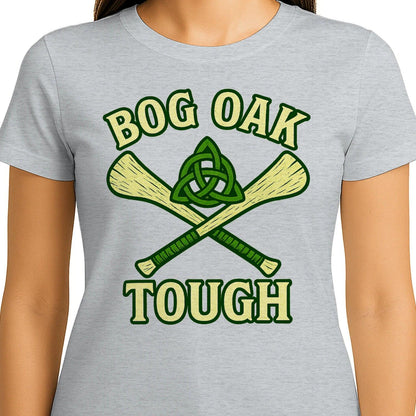 Irish T-Shirt - Bog Oak Souvenir, Unisex Matchday Wear - Celtic Wolfwear