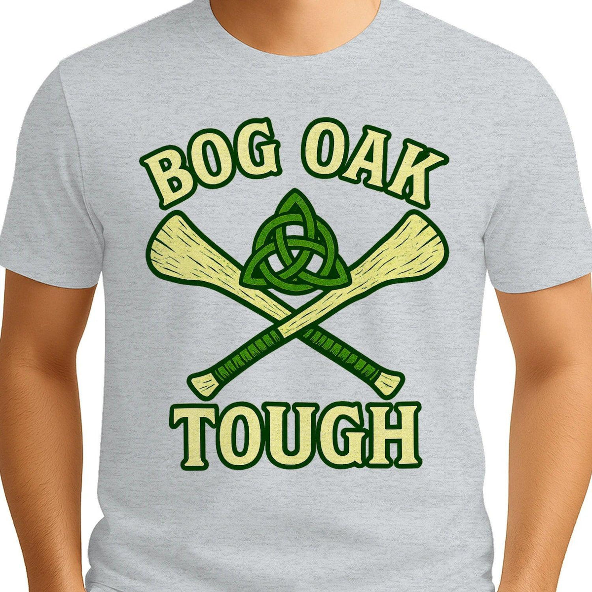 Irish T-Shirt - Bog Oak Souvenir, Unisex Matchday Wear - Celtic Wolfwear