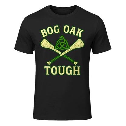 Irish T-Shirt - Bog Oak Souvenir, Unisex Matchday Wear - Celtic Wolfwear