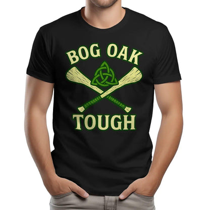 Irish T-Shirt - Bog Oak Souvenir, Unisex Matchday Wear - Celtic Wolfwear