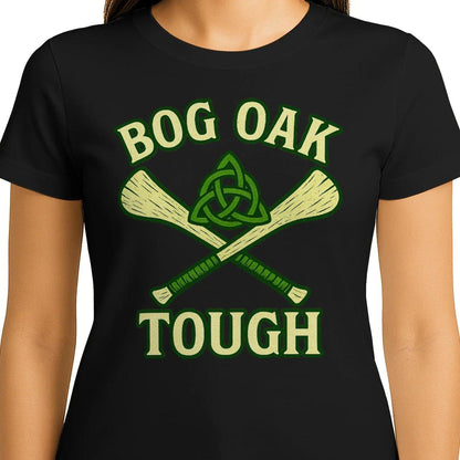 Irish T-Shirt - Bog Oak Souvenir, Unisex Matchday Wear - Celtic Wolfwear