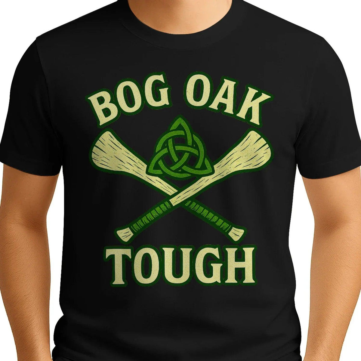 Irish T-Shirt - Bog Oak Souvenir, Unisex Matchday Wear - Celtic Wolfwear