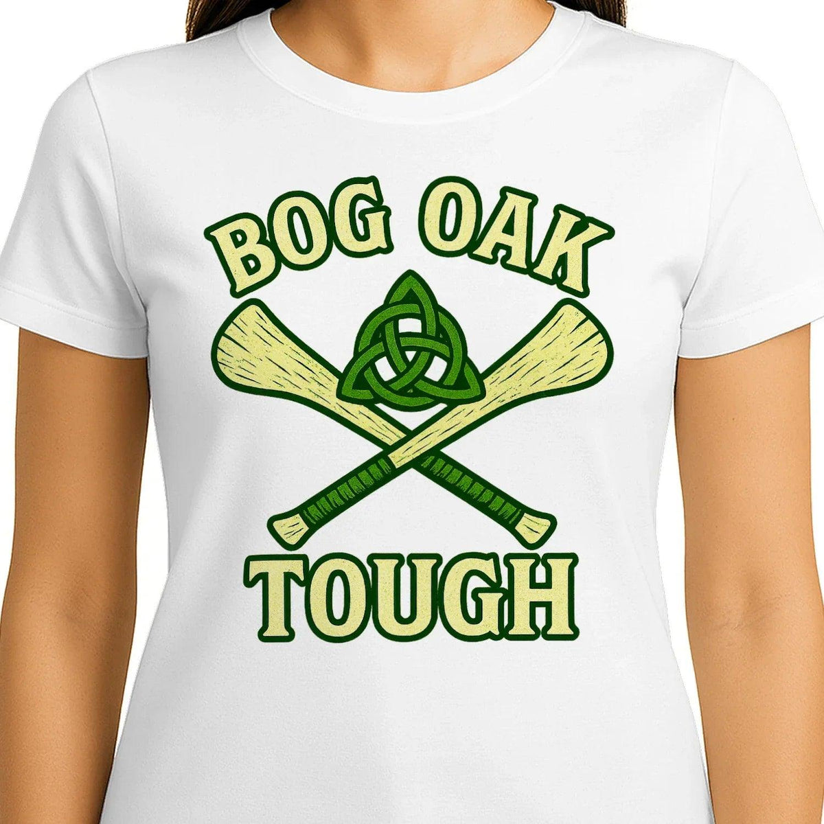 Irish T-Shirt - Bog Oak Souvenir, Unisex Matchday Wear - Celtic Wolfwear
