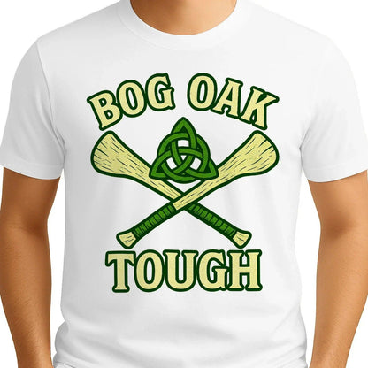 Irish T-Shirt - Bog Oak Souvenir, Unisex Matchday Wear - Celtic Wolfwear