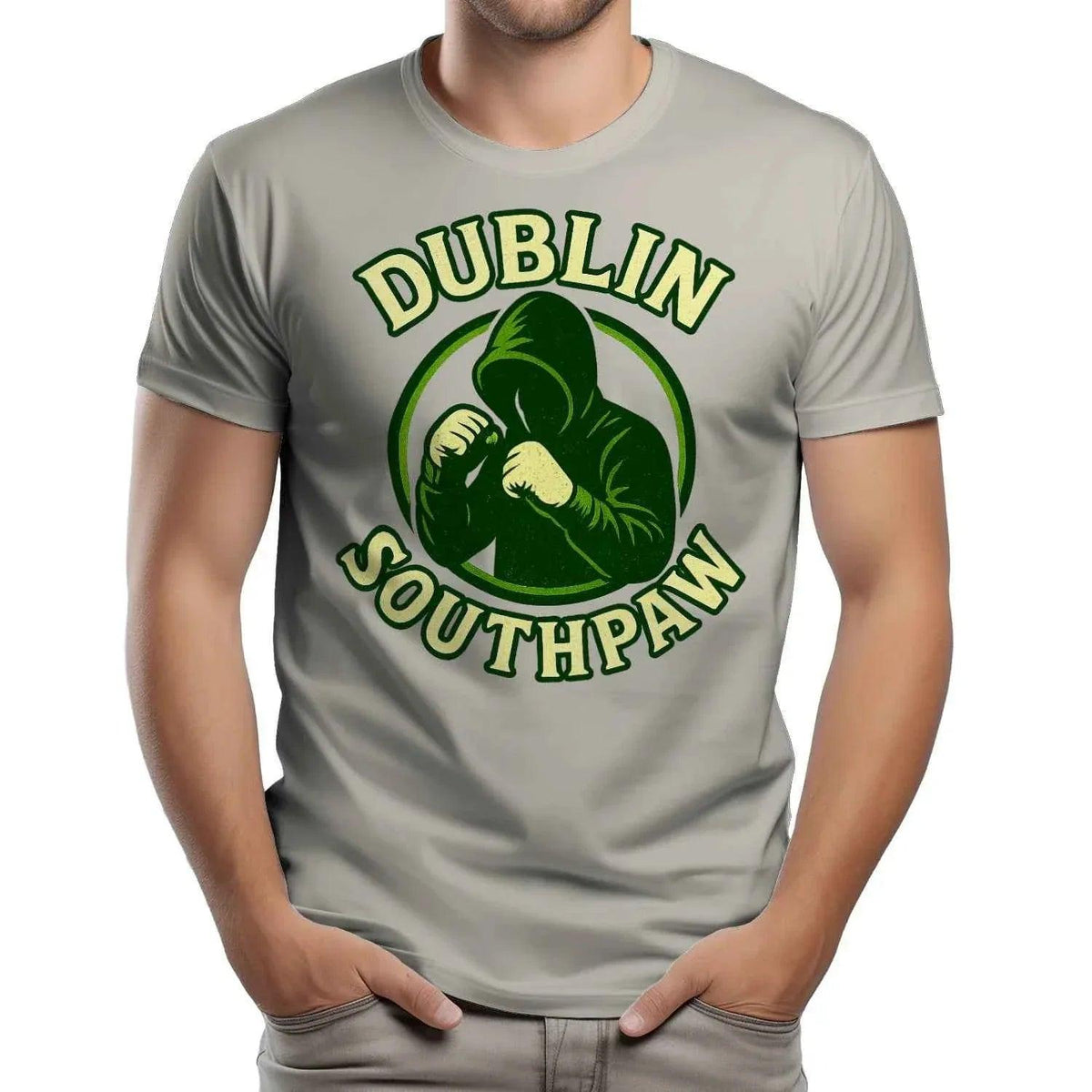 Irish T-Shirt - Dublin Southpaw, Unisex Matchday Wear - Celtic Wolfwear