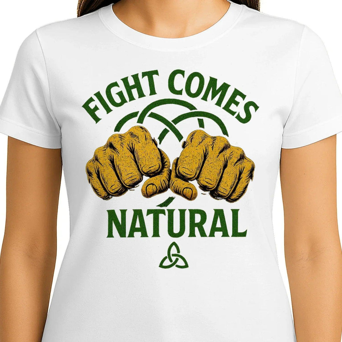 Irish T-Shirt - Fight Comes Natural Heritage Edition 01 - Celtic Wolfwear
