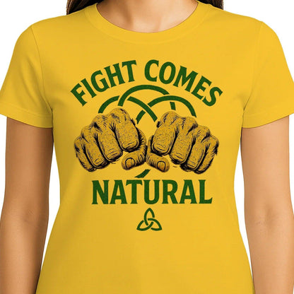 Irish T-Shirt - Fight Comes Natural Heritage Edition 01 - Celtic Wolfwear