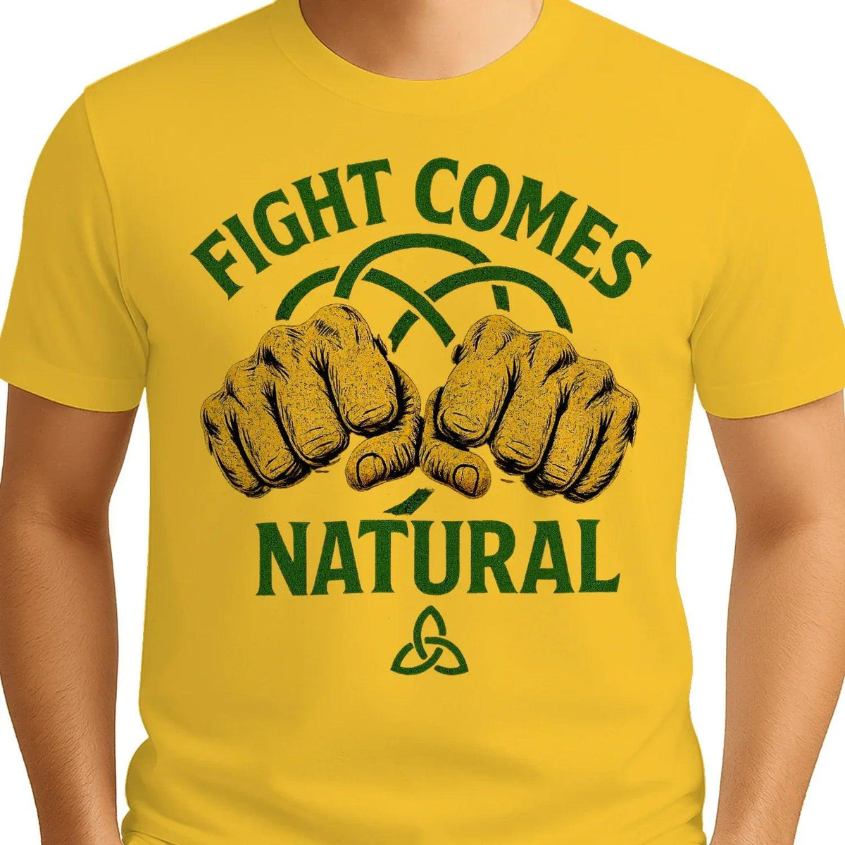 Irish T-Shirt - Fight Comes Natural Heritage Edition 01 - Celtic Wolfwear