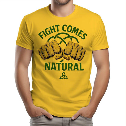 Irish T-Shirt - Fight Comes Natural Heritage Edition 01 - Celtic Wolfwear