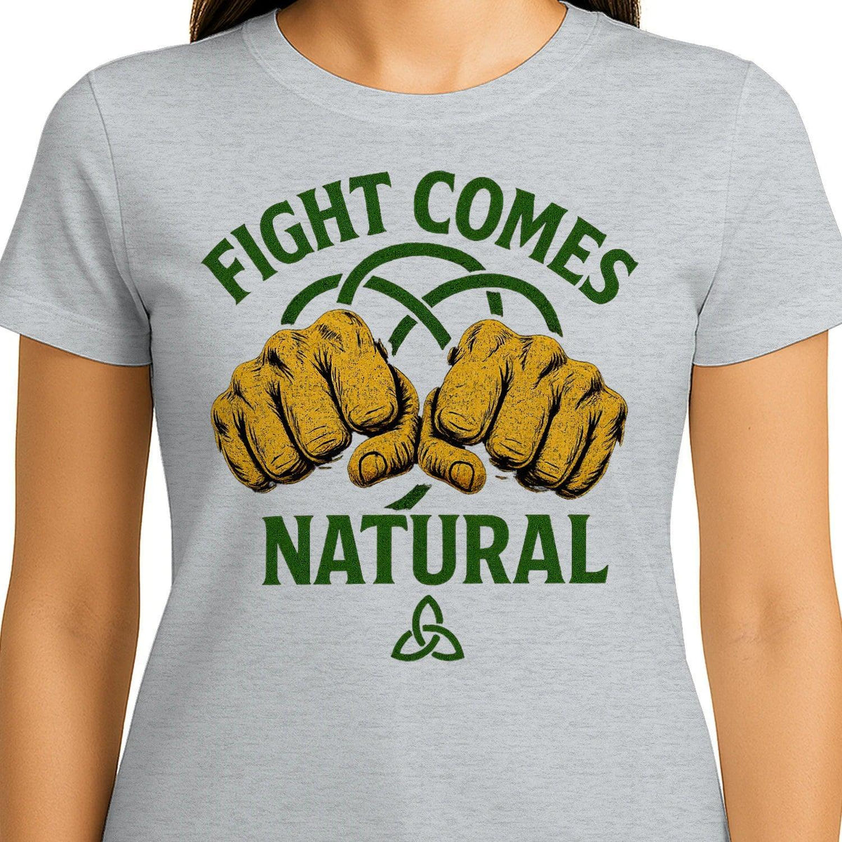 Irish T-Shirt - Fight Comes Natural Heritage Edition 01 - Celtic Wolfwear