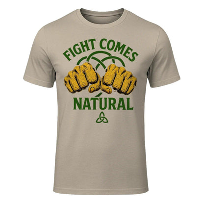 Irish T-Shirt - Fight Comes Natural Heritage Edition 01 - Celtic Wolfwear