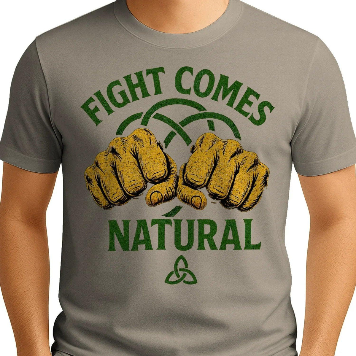 Irish T-Shirt - Fight Comes Natural Heritage Edition 01 - Celtic Wolfwear