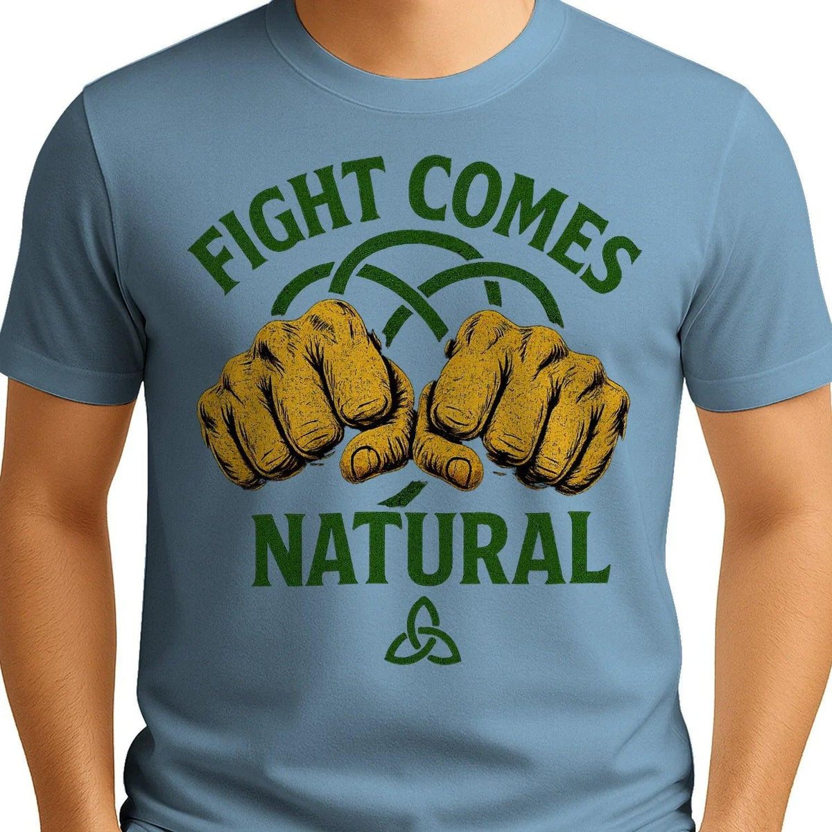Irish T-Shirt - Fight Comes Natural Heritage Edition 01 - Celtic Wolfwear