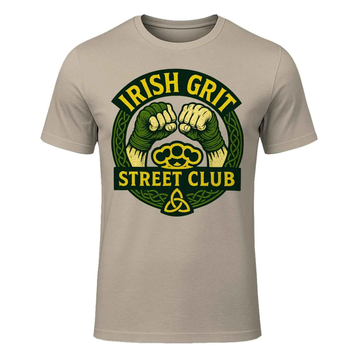 Irish T-Shirt - Grit Street Club, Unisex Matchday Wear - Celtic Wolfwear