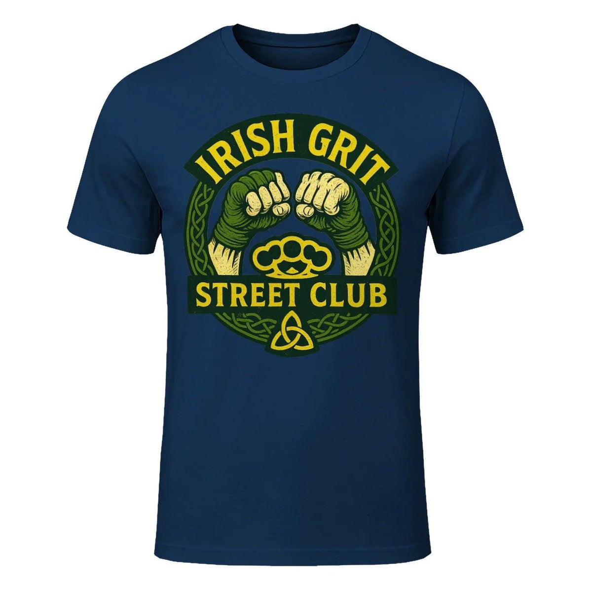 Irish T-Shirt - Grit Street Club, Unisex Matchday Wear - Celtic Wolfwear
