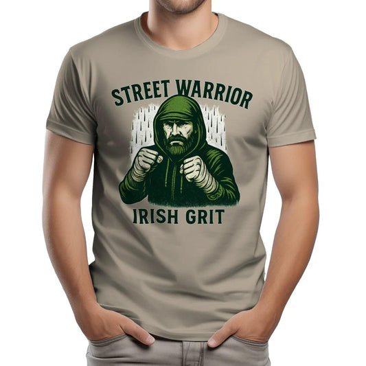 Irish T-Shirt - Grit Street Warrior Heritage Streetwear - Celtic Wolfwear