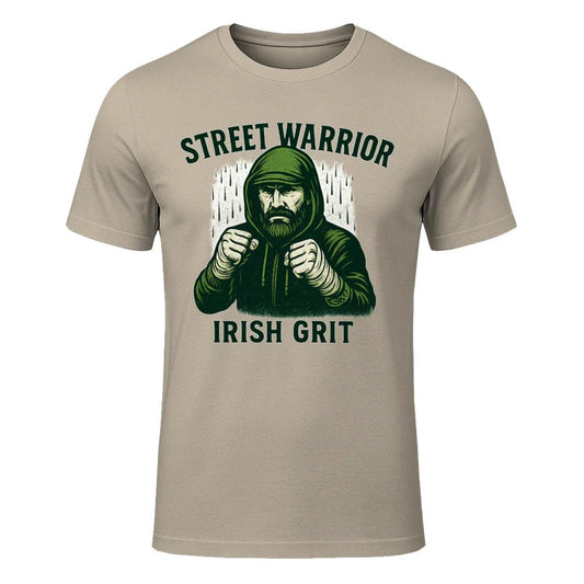 Irish T-Shirt - Grit Street Warrior Heritage Streetwear - Celtic Wolfwear