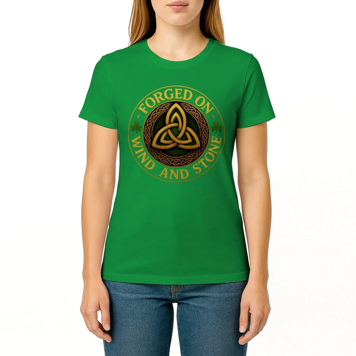 Irish T-Shirt - Heritage Forged on Wind and Stone Tee - Celtic Wolfwear