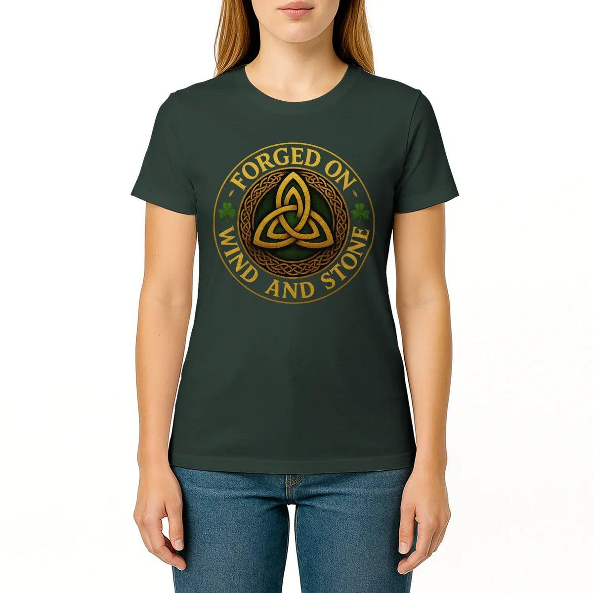 Irish T-Shirt - Heritage Forged on Wind and Stone Tee - Celtic Wolfwear